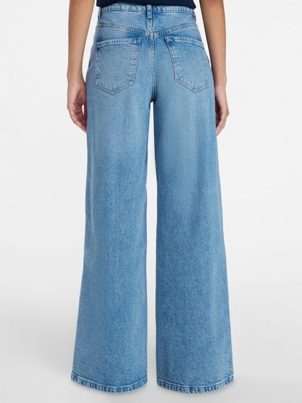 Time and Tru Women's Wide Leg Jeans - Picture 3 of 5
